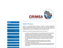 Tablet Screenshot of crimsa.ac.za